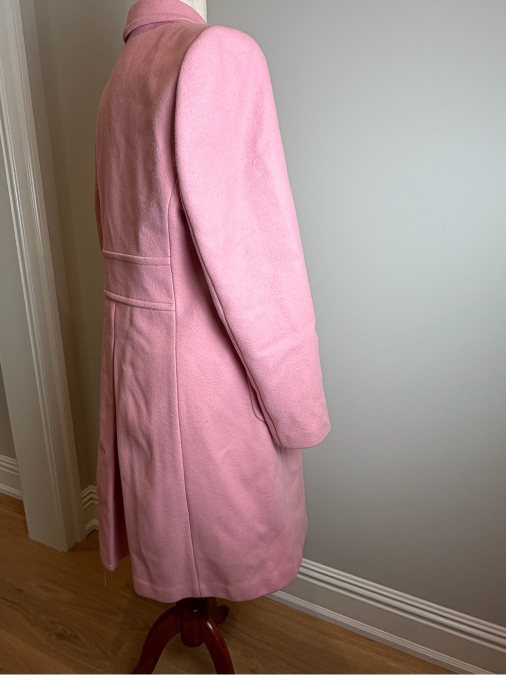 Banana Republic XL Women's Pink Single-Breasted Dress Coat - Picture 7 of 10